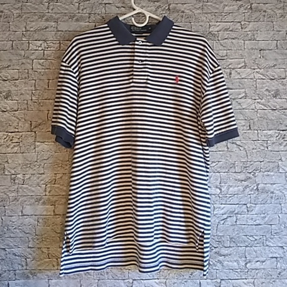 Polo Ralph Lauren Other - Polo by Ralph Lauren sz.M Blue White Striped Pol